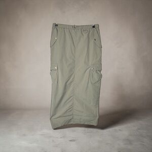 NWT DOLLS KILL SIZE MEDIUM GONE BACKPACKING SKIRT EMORY PARK OLIVE MAXI CARGO